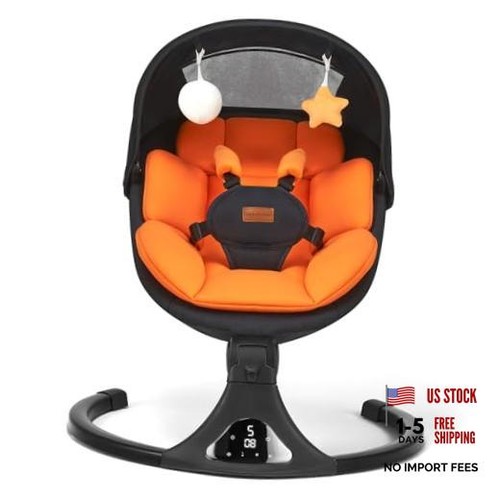 Orange baby swings for infants - orange,