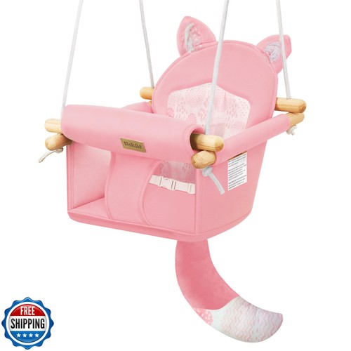 Wooden baby swing - wooden,